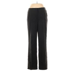 Valerie Stevens Petite Collection Womens Black Flowy Dress Pants